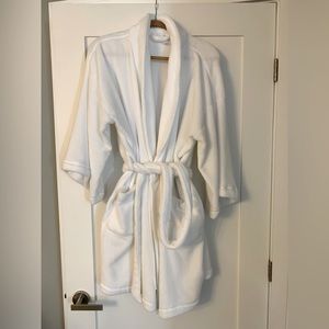 Cozy White Robe - Stars Above. XL/XXL.